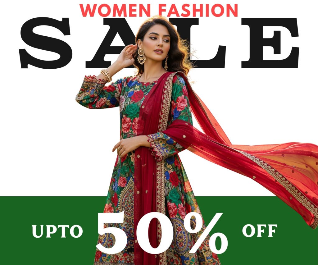 Sale Poster on Formal Clothes for Women