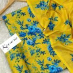 Kayseria Khaddar Unstitched 3 Piece Suit in Dark Yellow