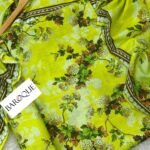 Baroque Khaddar Unstitched 3 Piece Suit in Olive Yellow