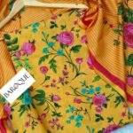 Baroque Khaddar Unstitched 3 Piece Suit in Pale Orange