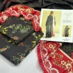 Zara Shahjahan Khaddar Unstitched 3 Piece Suit in Charcoal