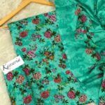 Kayseria Khaddar Unstitched 3 Piece Suit in Greeny Blue