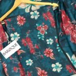 Baroque Khaddar Unstitched 3 Piece Suit in Dark Grey Blue