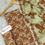 Kayseria Khaddar Unstitched 3 Piece Suit in Vanilla