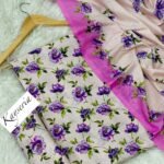 Kayseria Khaddar Unstitched 3 Piece Suit in Ash Grey