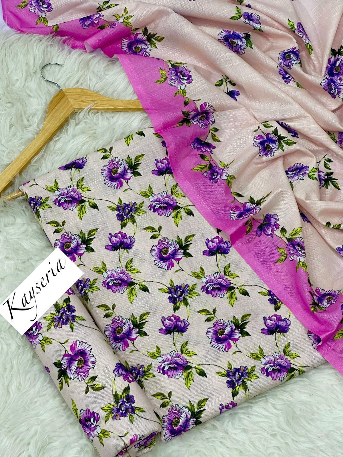 Kayseria Khaddar Unstitched 3 Piece Suit in Ash Grey