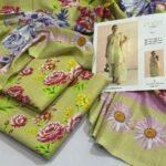 Zara Shahjahan Khaddar Unstitched 3 Piece Suit in Brown Smoke