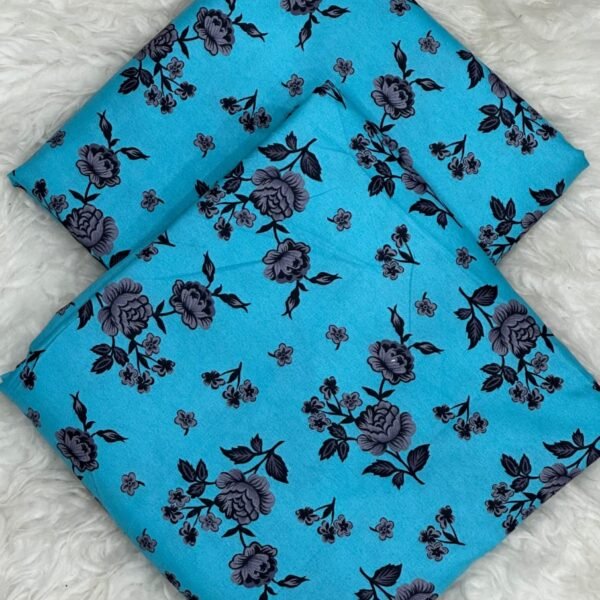 Khaddar Unstitched 2 Piece Suit in Ball Blue