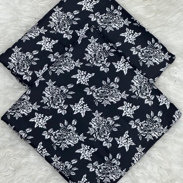 Khaddar Unstitched 2 Piece Suit in Black Pearl