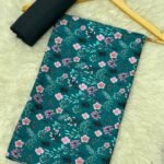 Khaddar Unstitched 2 Piece Suit in Dark Aqua