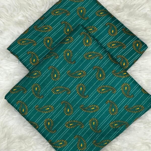 Khaddar Unstitched 2 Piece Suit in Dark Blue Green