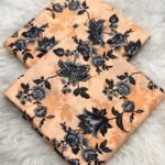 Khaddar Unstitched 2 Piece Suit in Deep Orange