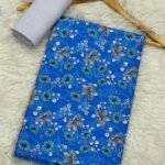 Khaddar Unstitched 2 Piece Suit in Fun Blue