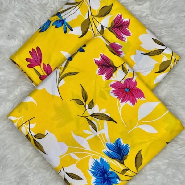 Khaddar Unstitched 2 Piece Suit in Golden