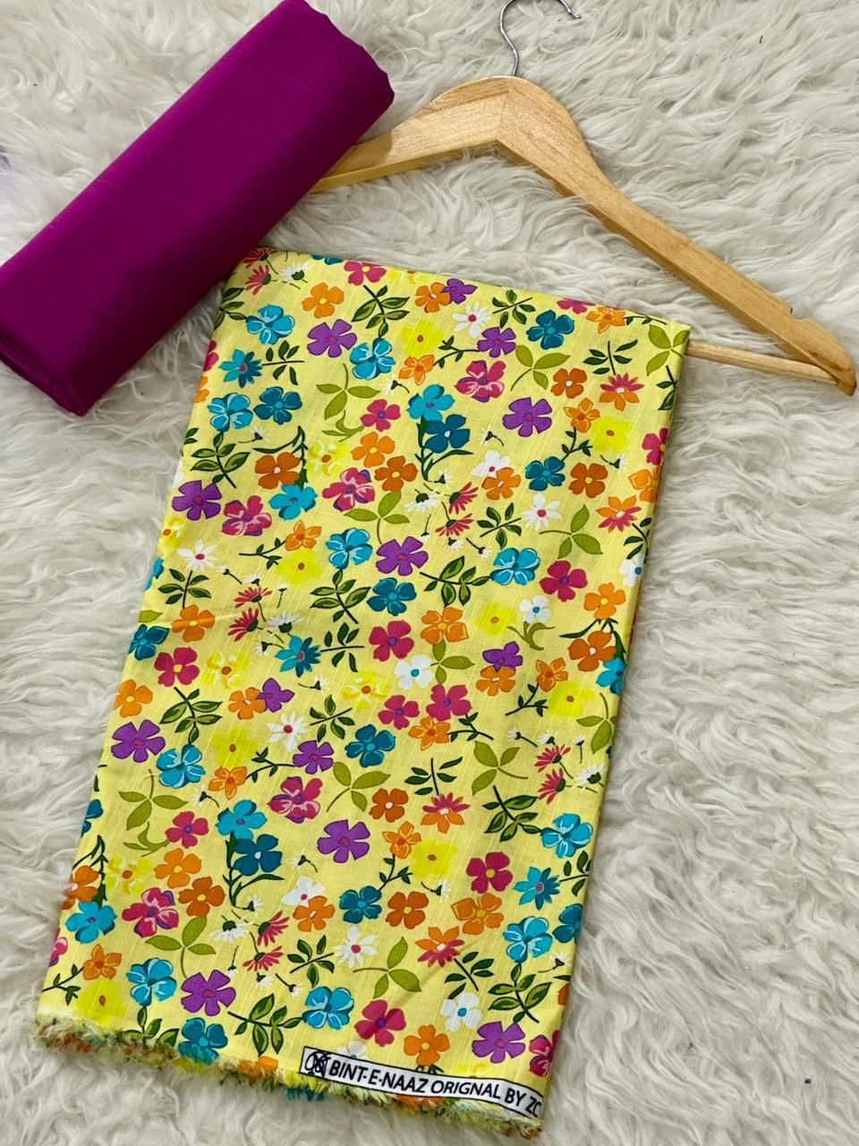 Khaddar Unstitched 2 Piece Suit in Golden Sand