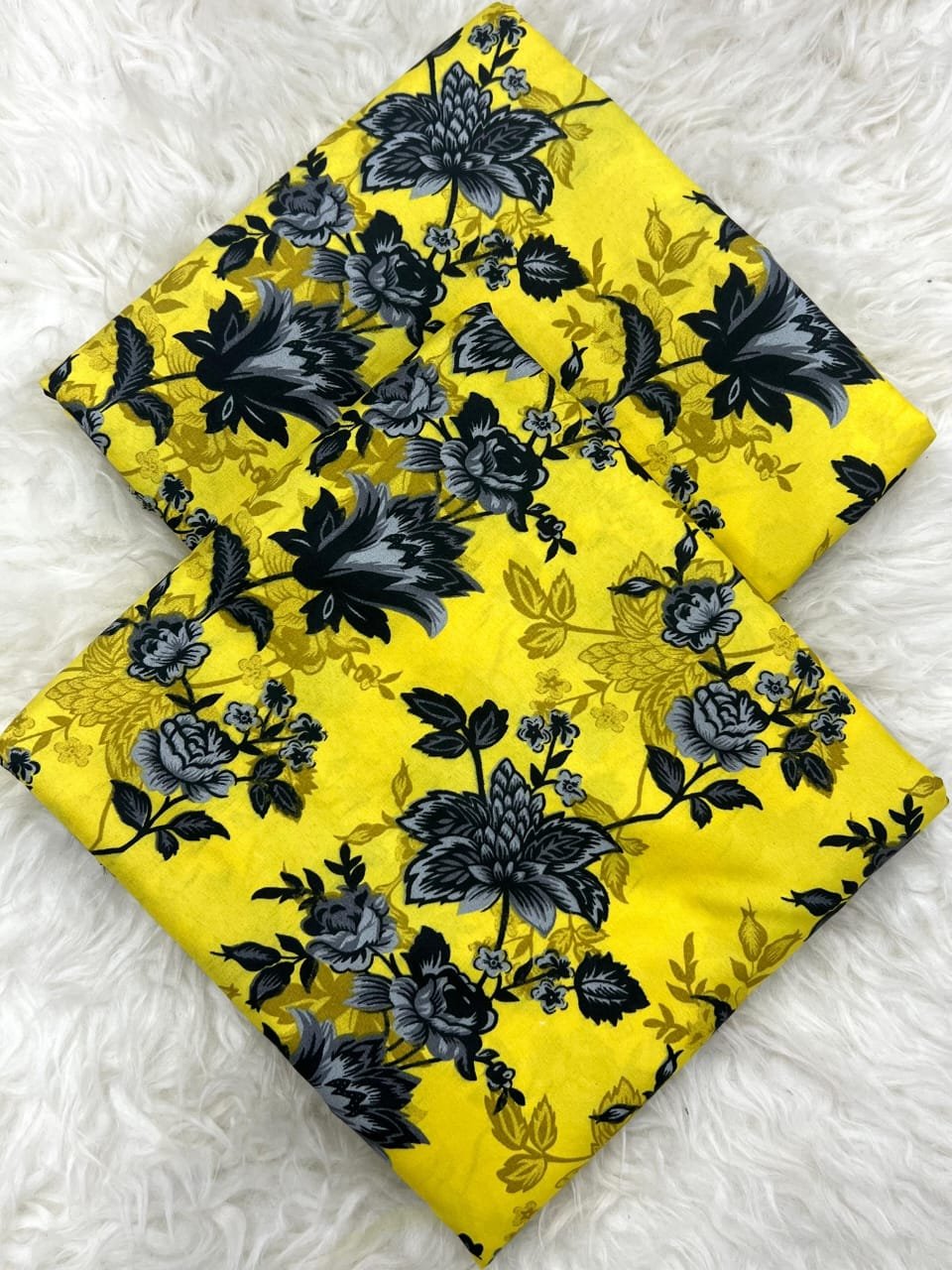 Khaddar Unstitched 2 Piece Suit in Golden Yellow