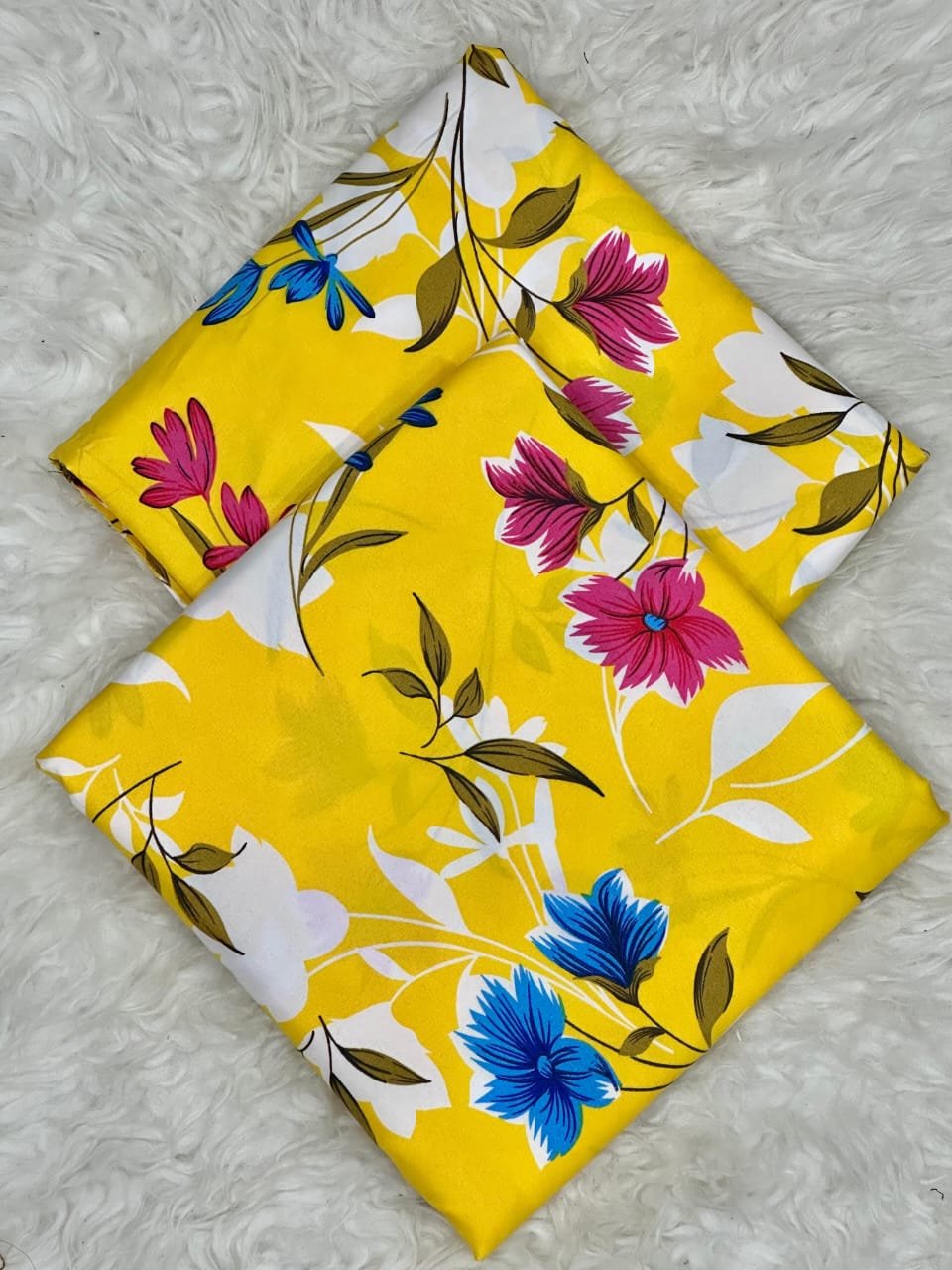 Khaddar Unstitched 2 Piece Suit in Golden