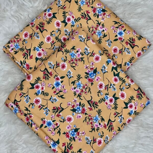 Khaddar Unstitched 2 Piece Suit in Sandy Brown