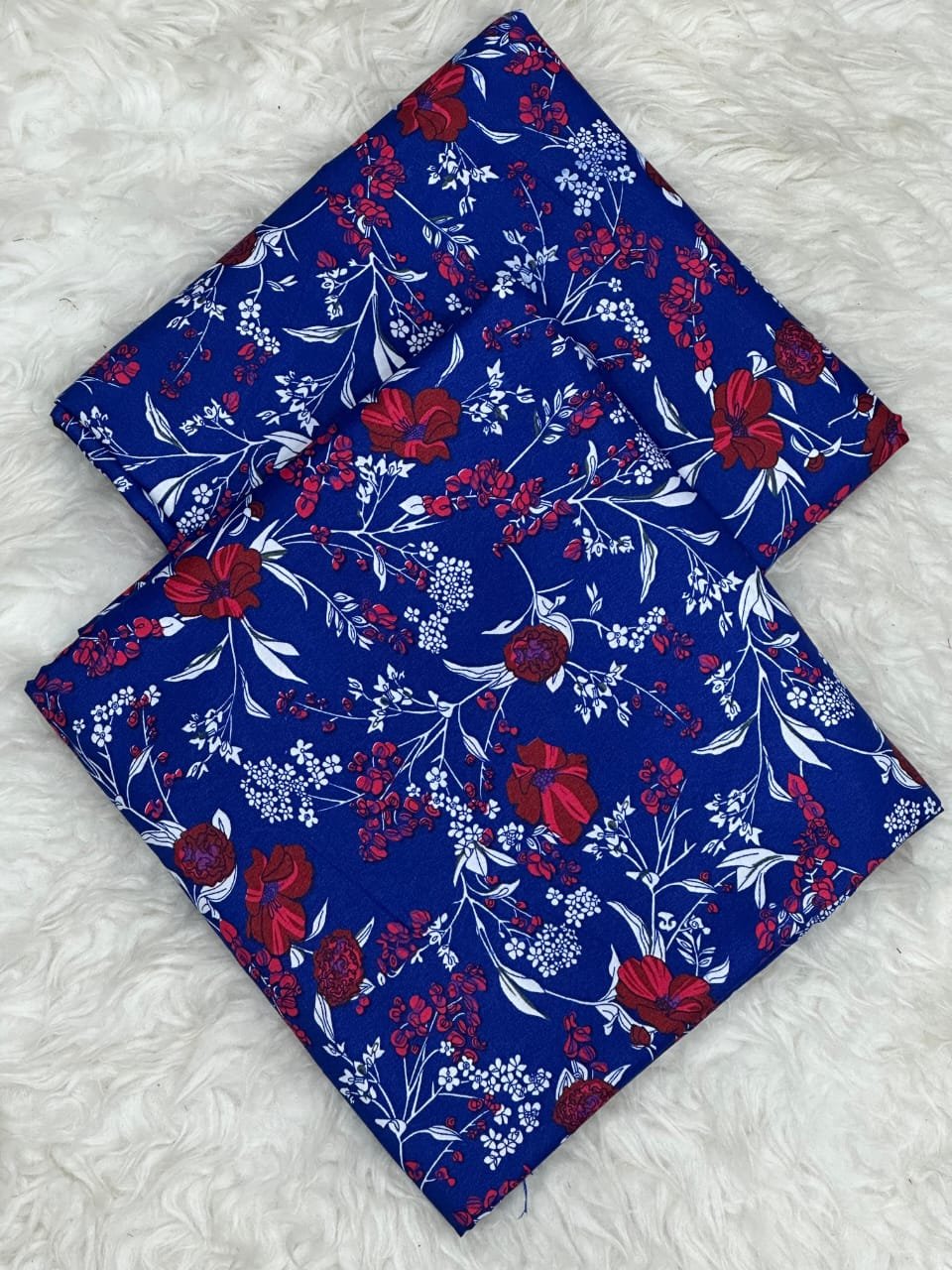 Khaddar Unstitched 2 Piece Suit in Tealish Blue Khaddar Unstitched 2 Piece Suit in Tealish Blue