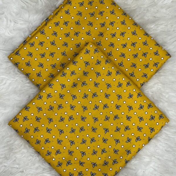 Khaddar Unstitched 2 Piece Suit in Yellow Brown